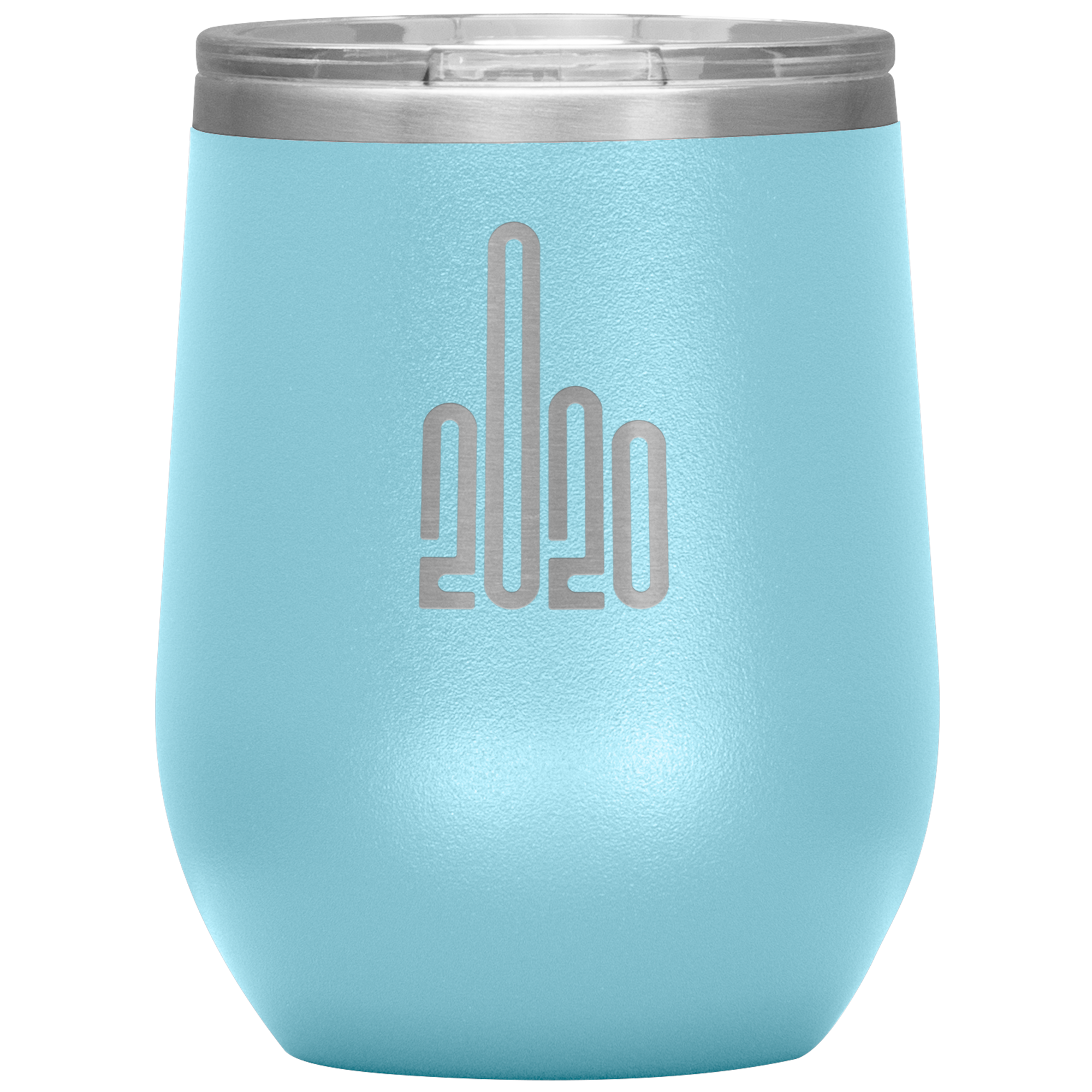 2020 Middle Finger Wine 12oz Tumbler - Powderaddicts