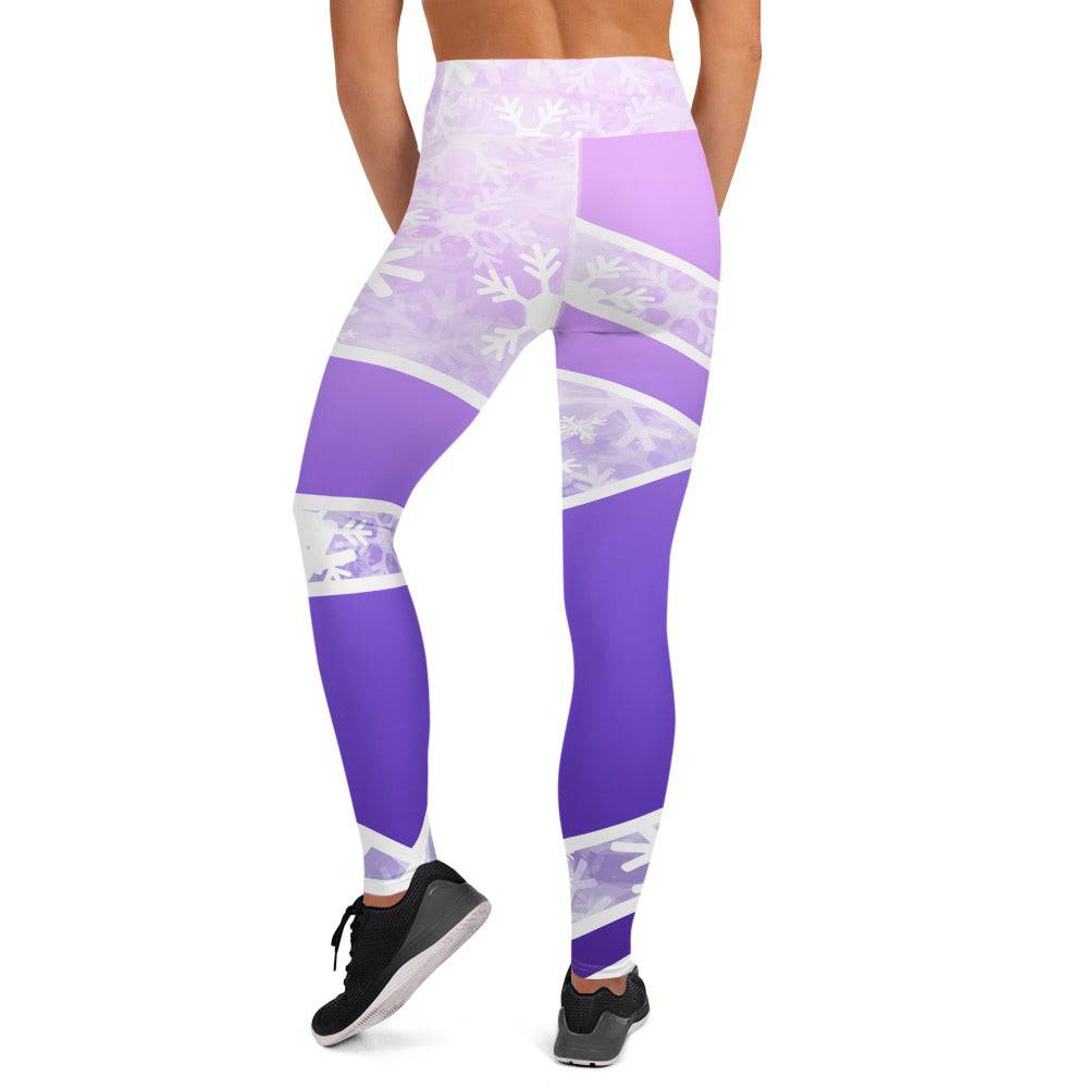 Ombre snow Yoga Leggings - Powderaddicts