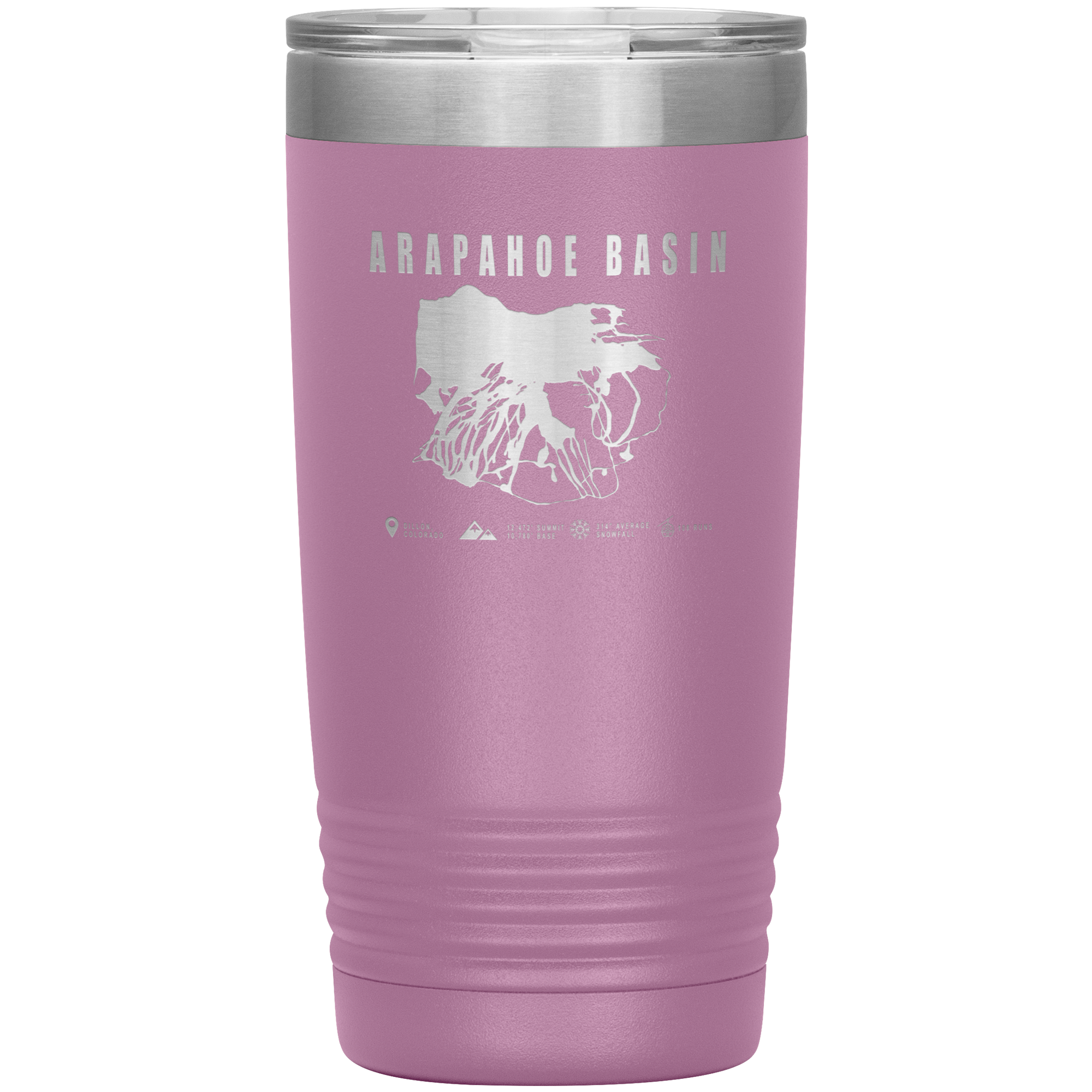 Arapahoe Basin,Colorado Ski Resort 20oz Tumbler - Powderaddicts