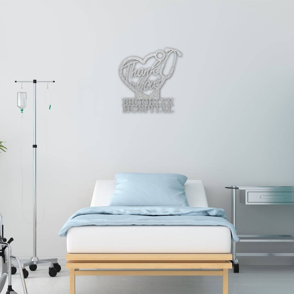 PERSONALIZED Thank You Hospitals Metal Wall Art (🇺🇸 Made In The USA) - Powderaddicts