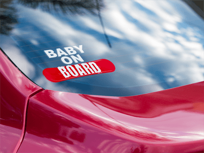 Baby On Board Car Stickers - Powderaddicts