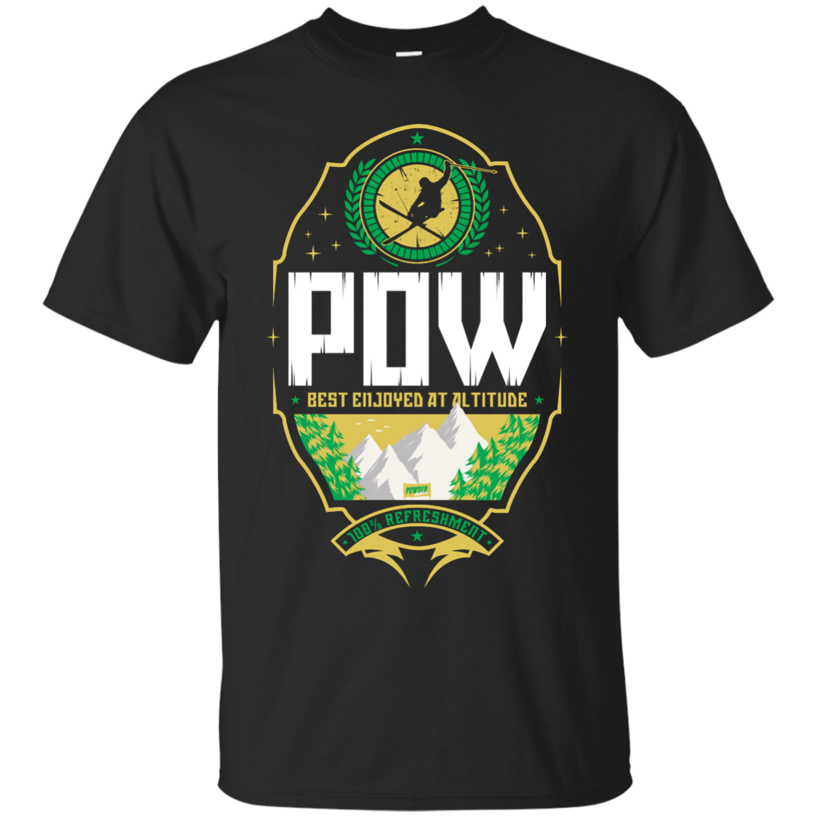 Pow Ski Tees - Powderaddicts