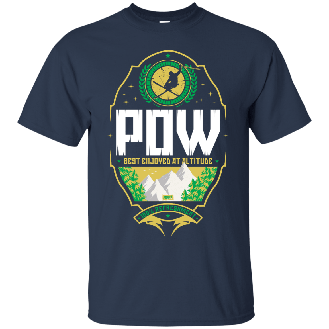 Pow Ski Tees - Powderaddicts