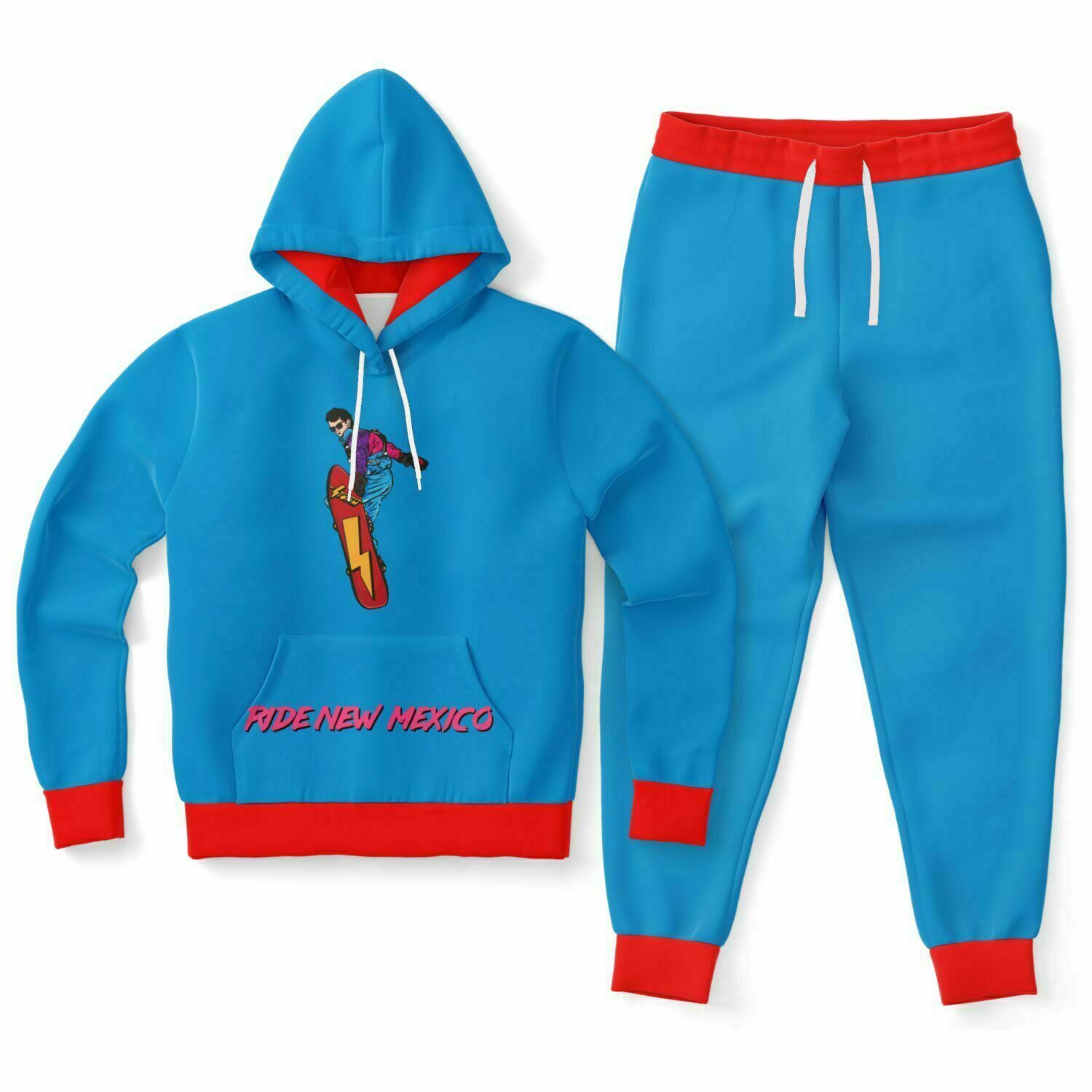 Ride New Mexico Matching Hoodie and Jogger Set - Powderaddicts