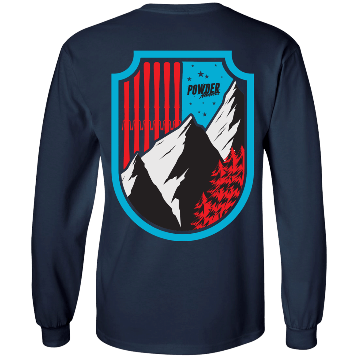 Ski Flag Long Sleeves - Powderaddicts