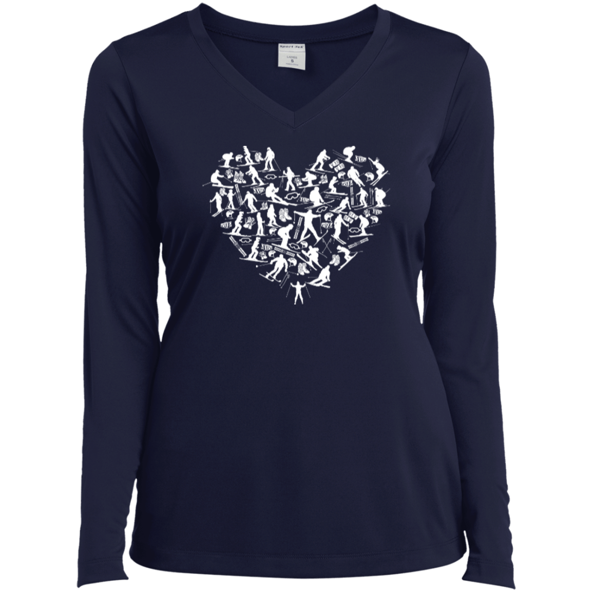 Ski Heart Long Sleeves - Powderaddicts