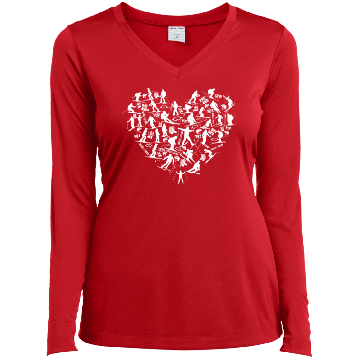 Ski Heart Long Sleeves - Powderaddicts