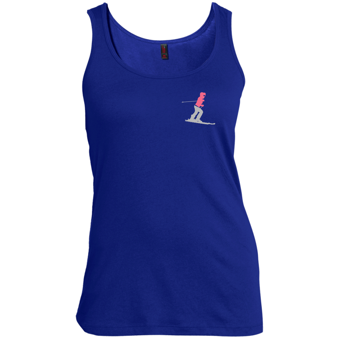 Ski Like A Girl Tank Tops - Powderaddicts