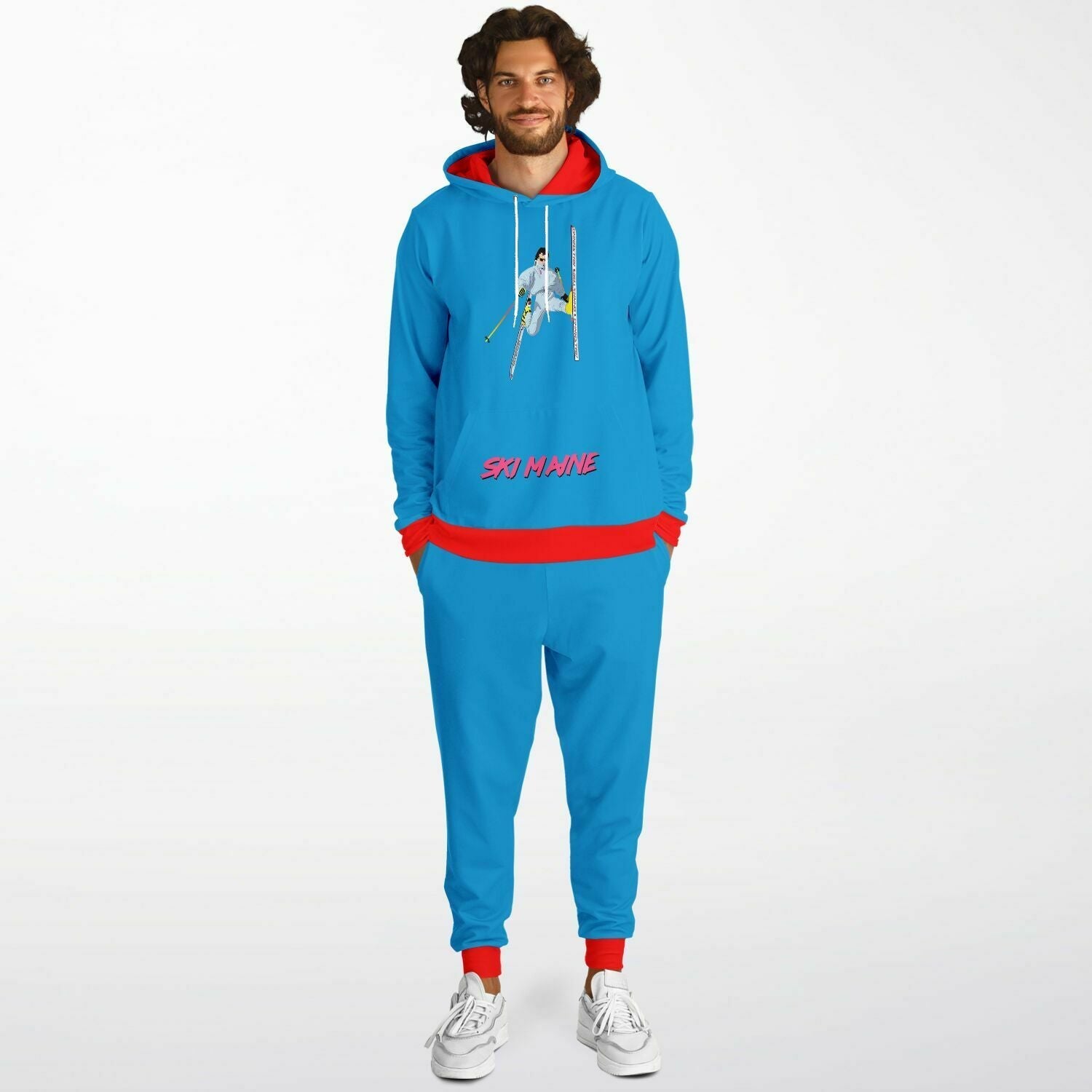 Ski Maine Matching Hoodie and Jogger Set - Powderaddicts