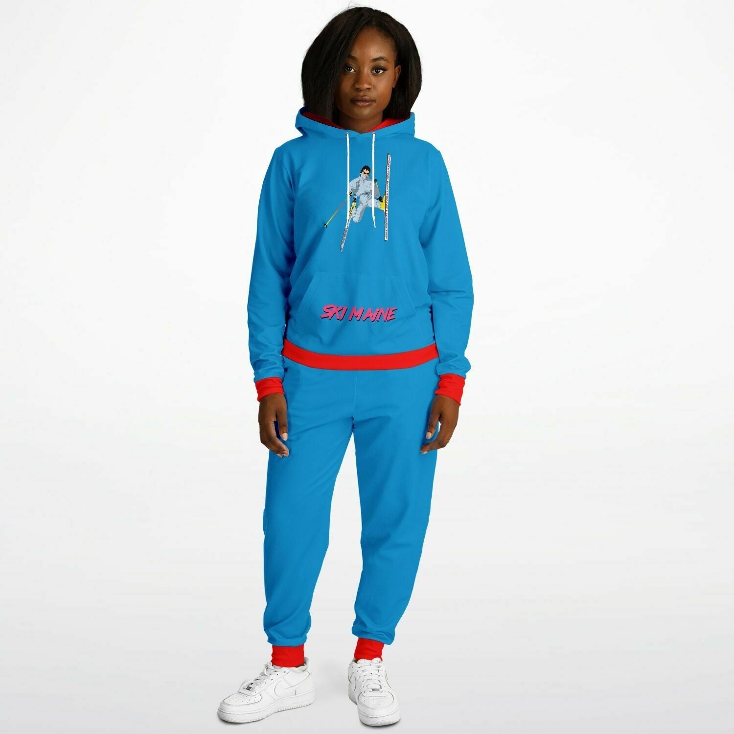 Ski Maine Matching Hoodie and Jogger Set - Powderaddicts