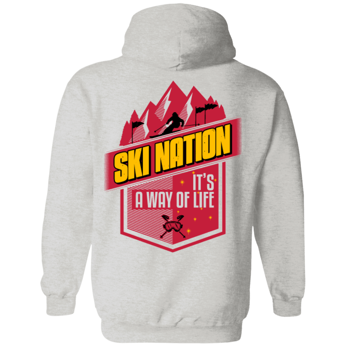 Ski Nation It's A Way Of Life Hoodies - Powderaddicts