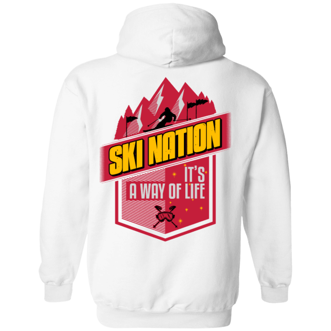 Ski Nation It's A Way Of Life Hoodies - Powderaddicts