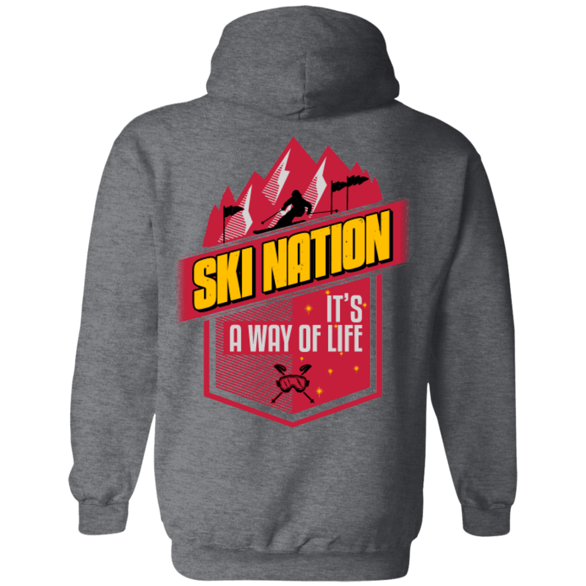 Ski Nation It's A Way Of Life Hoodies - Powderaddicts