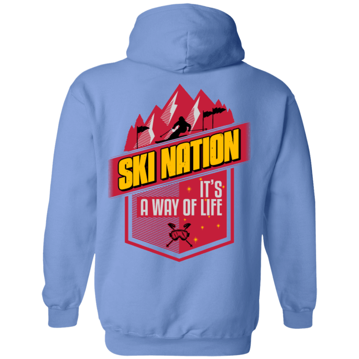 Ski Nation It's A Way Of Life Hoodies - Powderaddicts