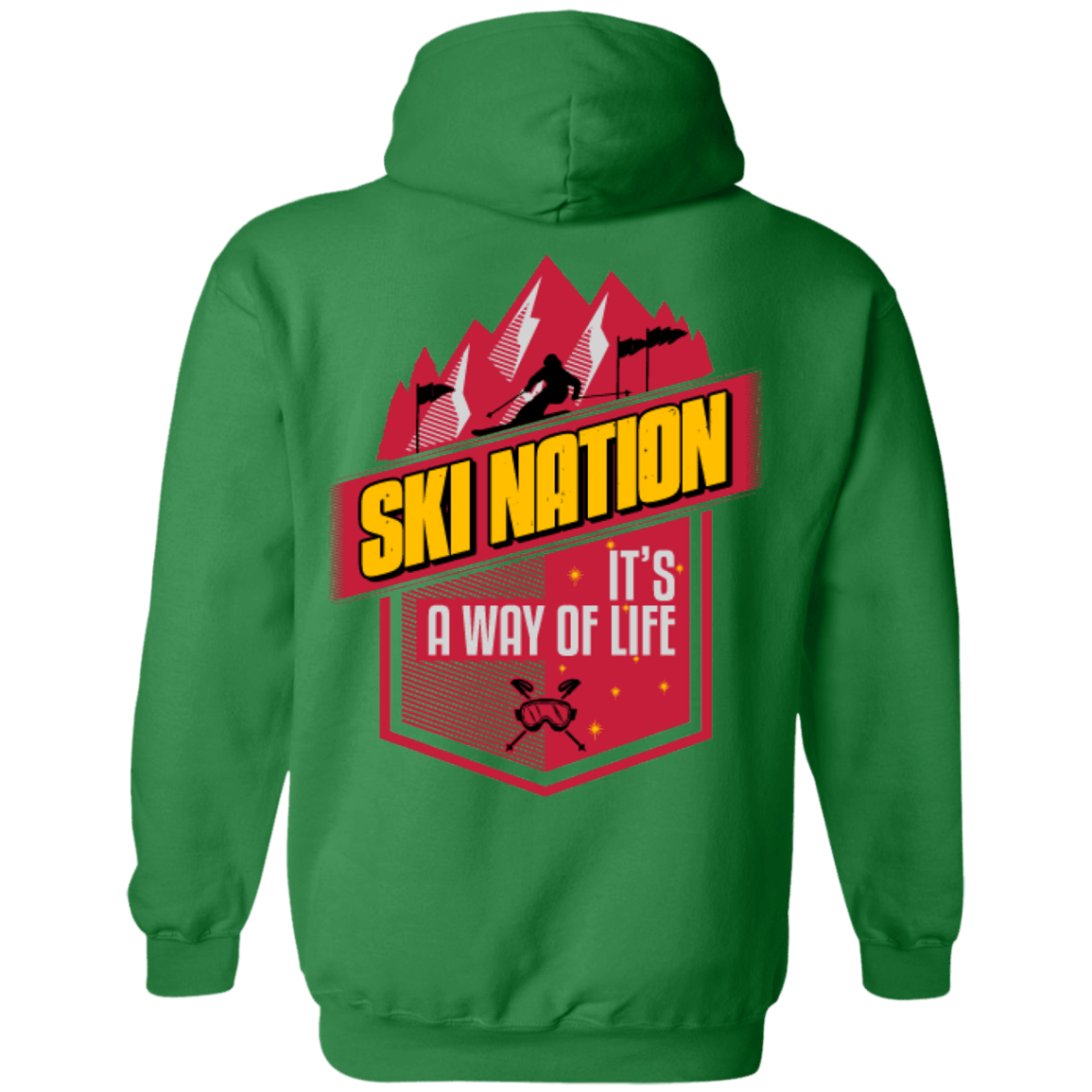 Ski Nation It's A Way Of Life Hoodies - Powderaddicts