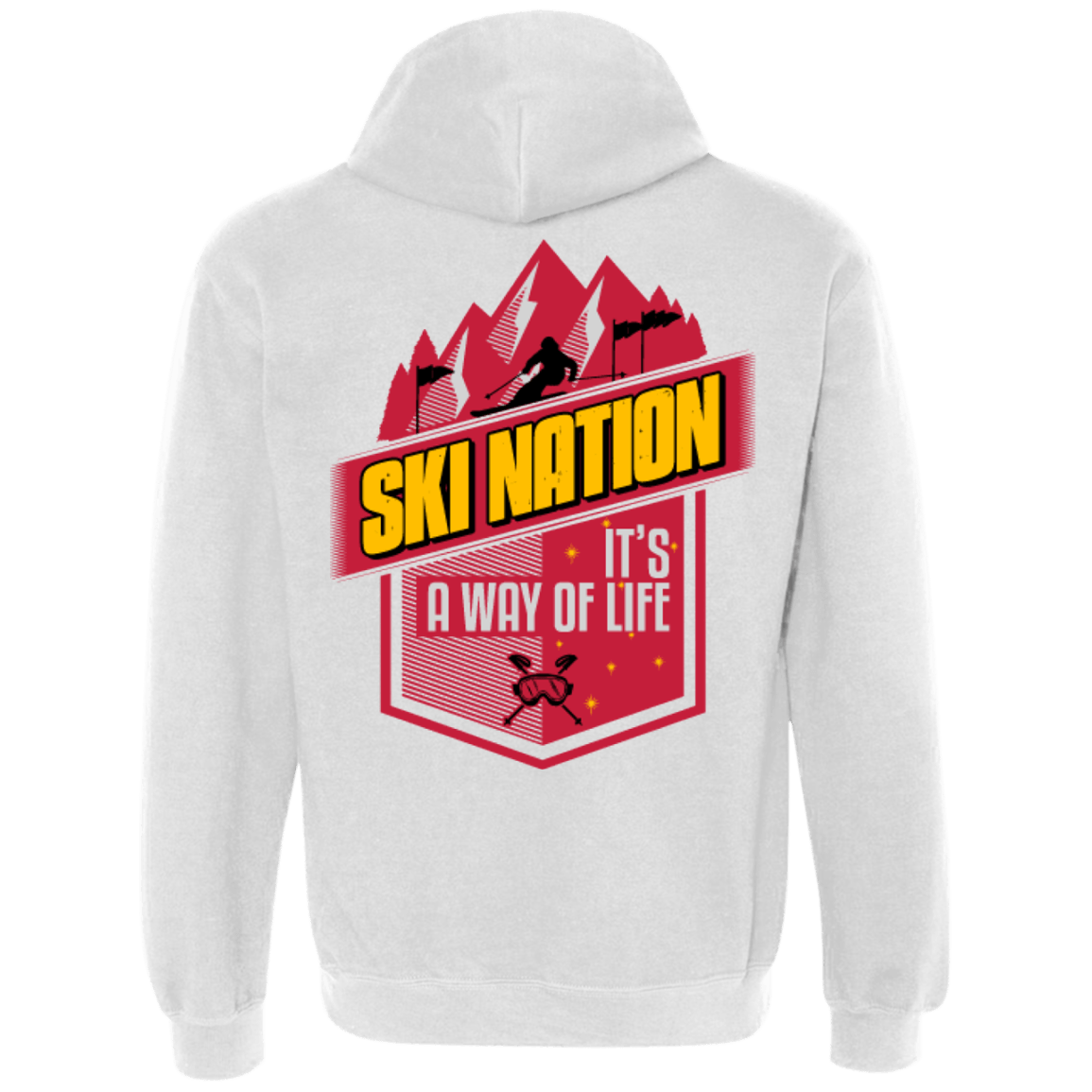 Ski Nation It's A Way Of Life Hoodies - Powderaddicts