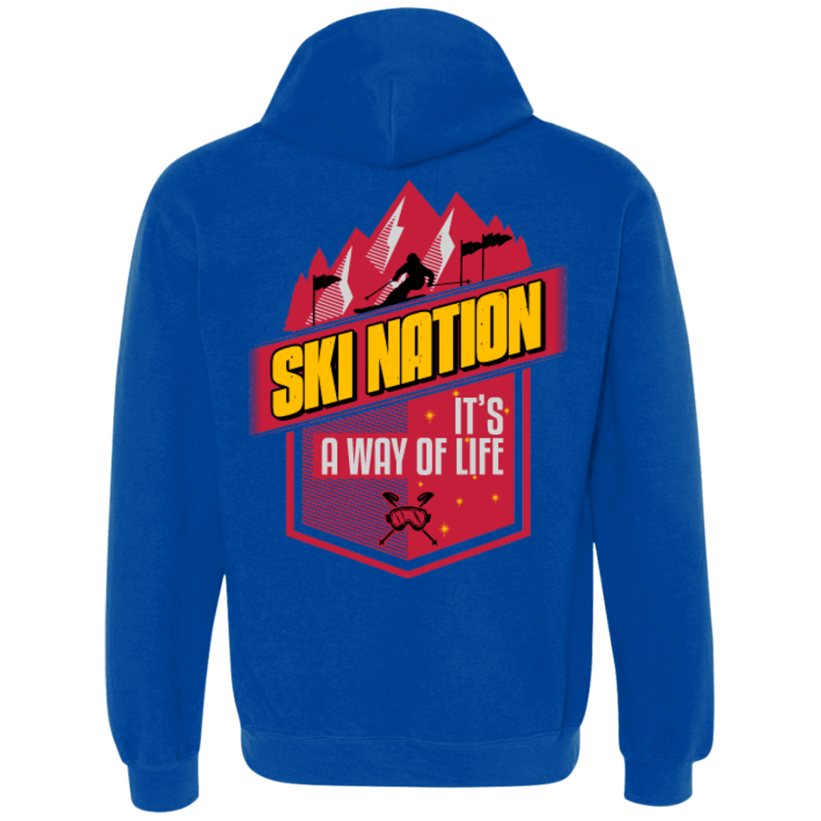 Ski Nation It's A Way Of Life Hoodies - Powderaddicts