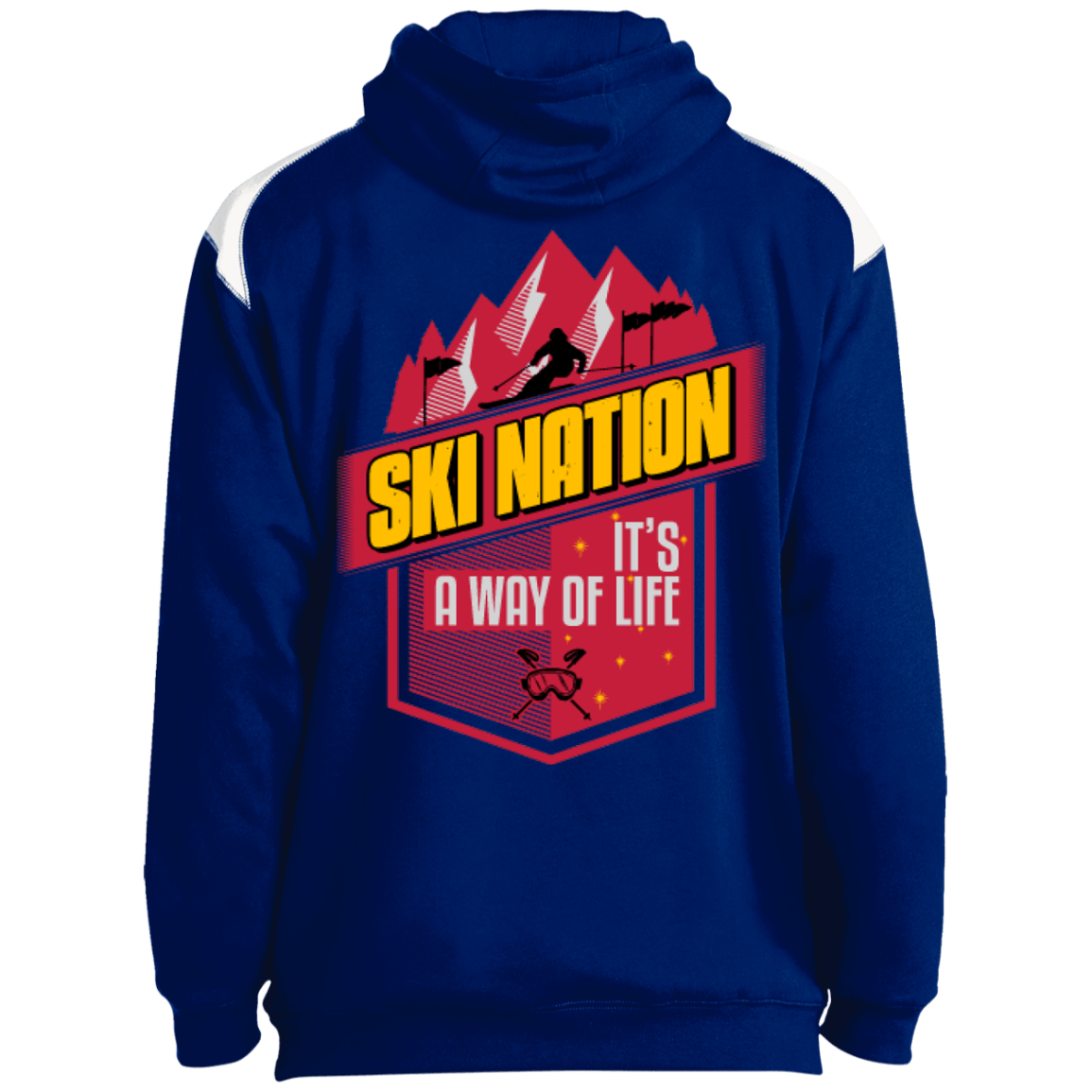 Ski Nation It's A Way Of Life Hoodies - Powderaddicts