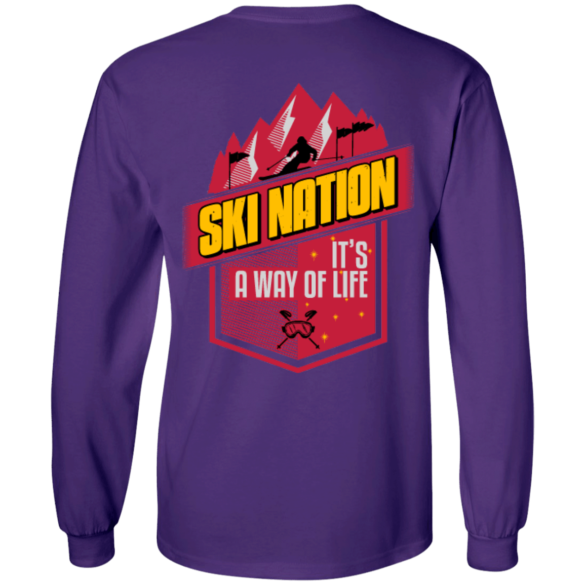 Ski Nation It&#39;s A Way Of Life Long Sleeves - Powderaddicts