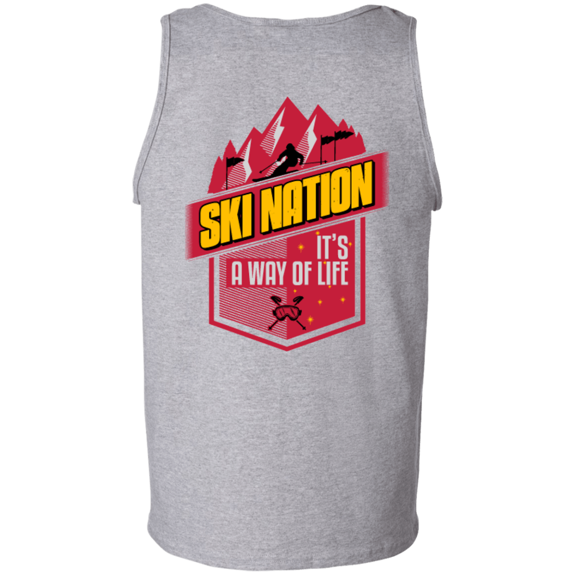 Ski Nation It's A Way Of Life Tank Tops - Powderaddicts