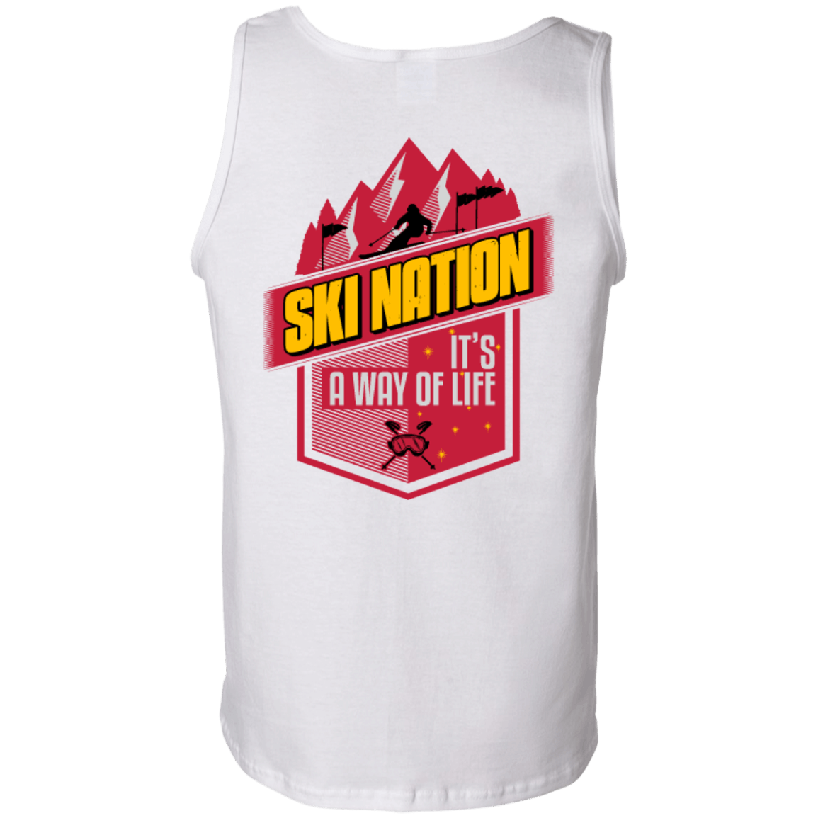 Ski Nation It's A Way Of Life Tank Tops - Powderaddicts