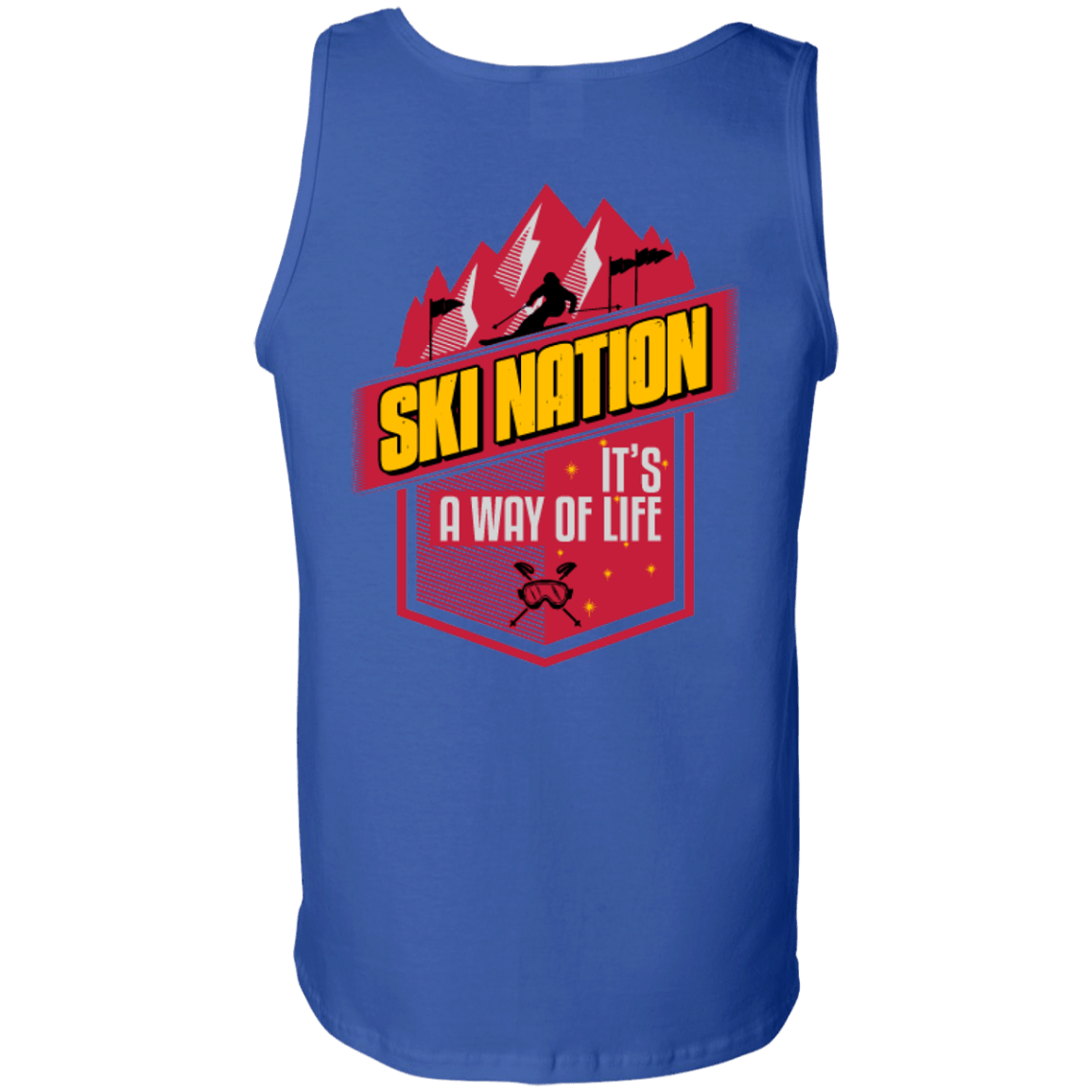 Ski Nation It's A Way Of Life Tank Tops - Powderaddicts