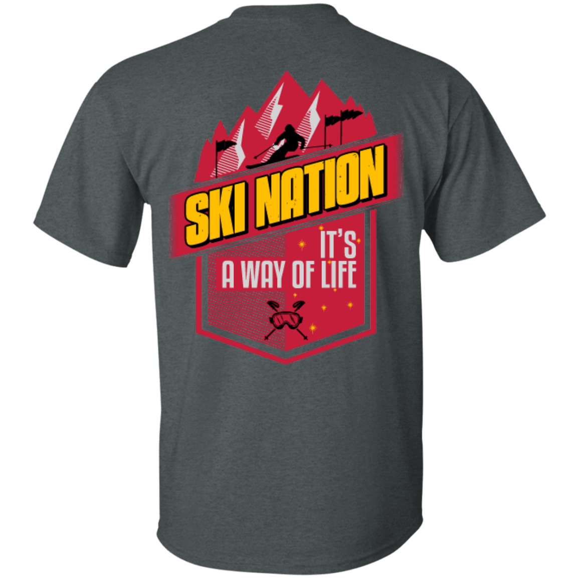 Ski Nation It's A Way Of Life Tees - Powderaddicts