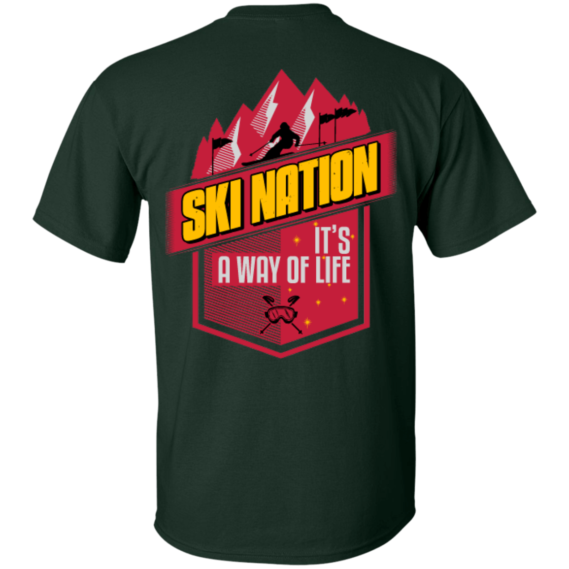 Ski Nation It's A Way Of Life Tees - Powderaddicts