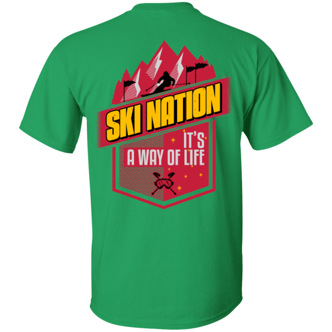 Ski Nation It's A Way Of Life Tees - Powderaddicts