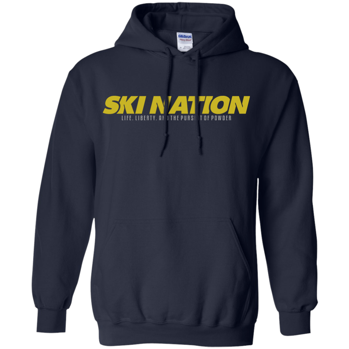 Ski Nation - Life, Liberty and The Pursuit Of Powder Hoodies - Powderaddicts