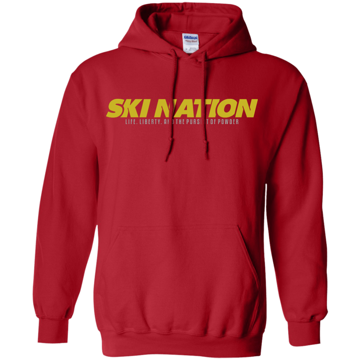 Ski Nation - Life, Liberty and The Pursuit Of Powder Hoodies - Powderaddicts