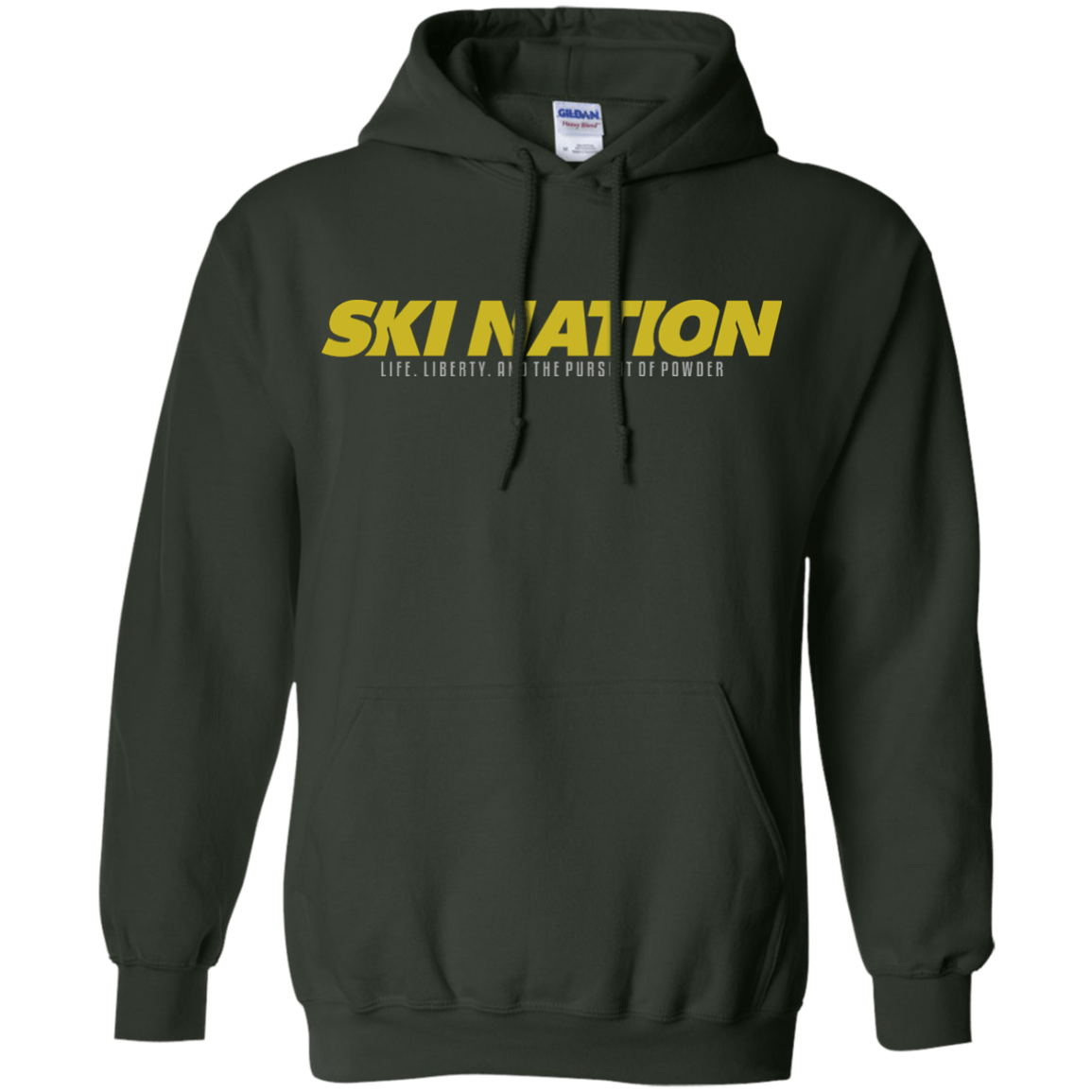 Ski Nation - Life, Liberty and The Pursuit Of Powder Hoodies - Powderaddicts