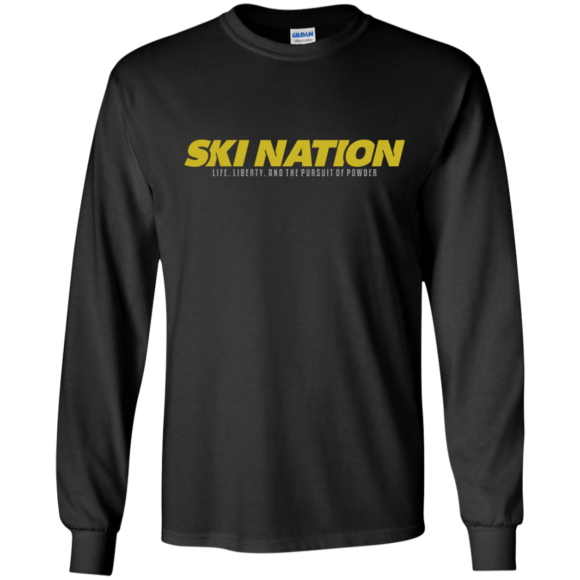 Ski Nation - Life, Liberty and The Pursuit Of Powder Long Sleeves - Powderaddicts