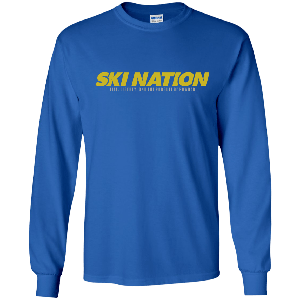 Ski Nation - Life, Liberty and The Pursuit Of Powder Long Sleeves - Powderaddicts