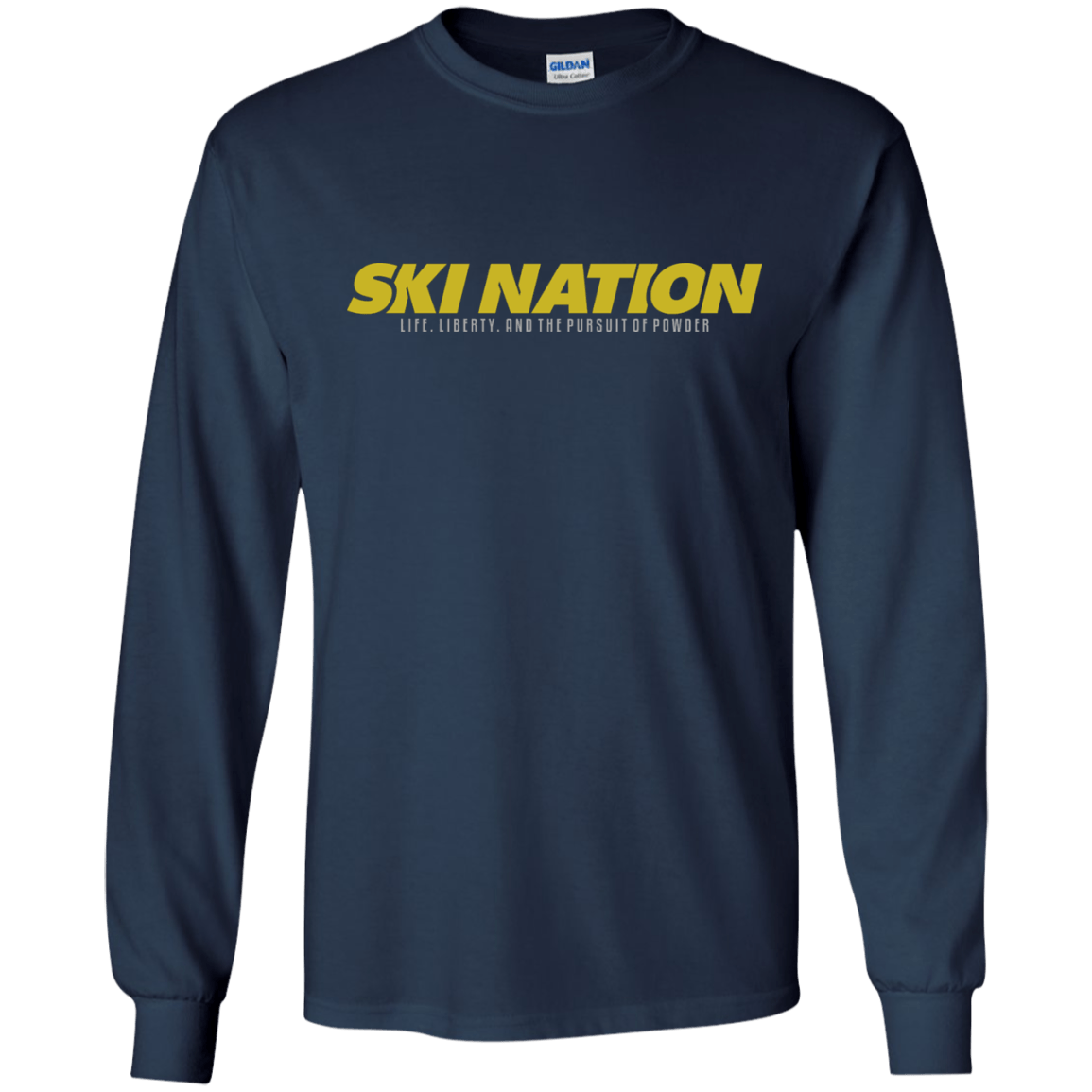 Ski Nation - Life, Liberty and The Pursuit Of Powder Long Sleeves - Powderaddicts