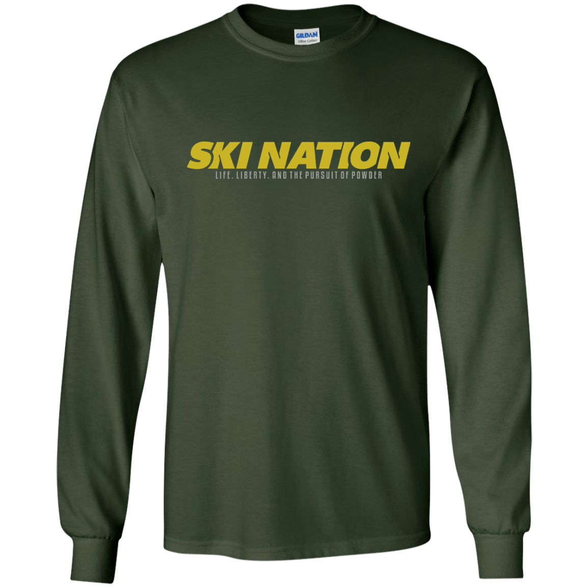 Ski Nation - Life, Liberty and The Pursuit Of Powder Long Sleeves - Powderaddicts