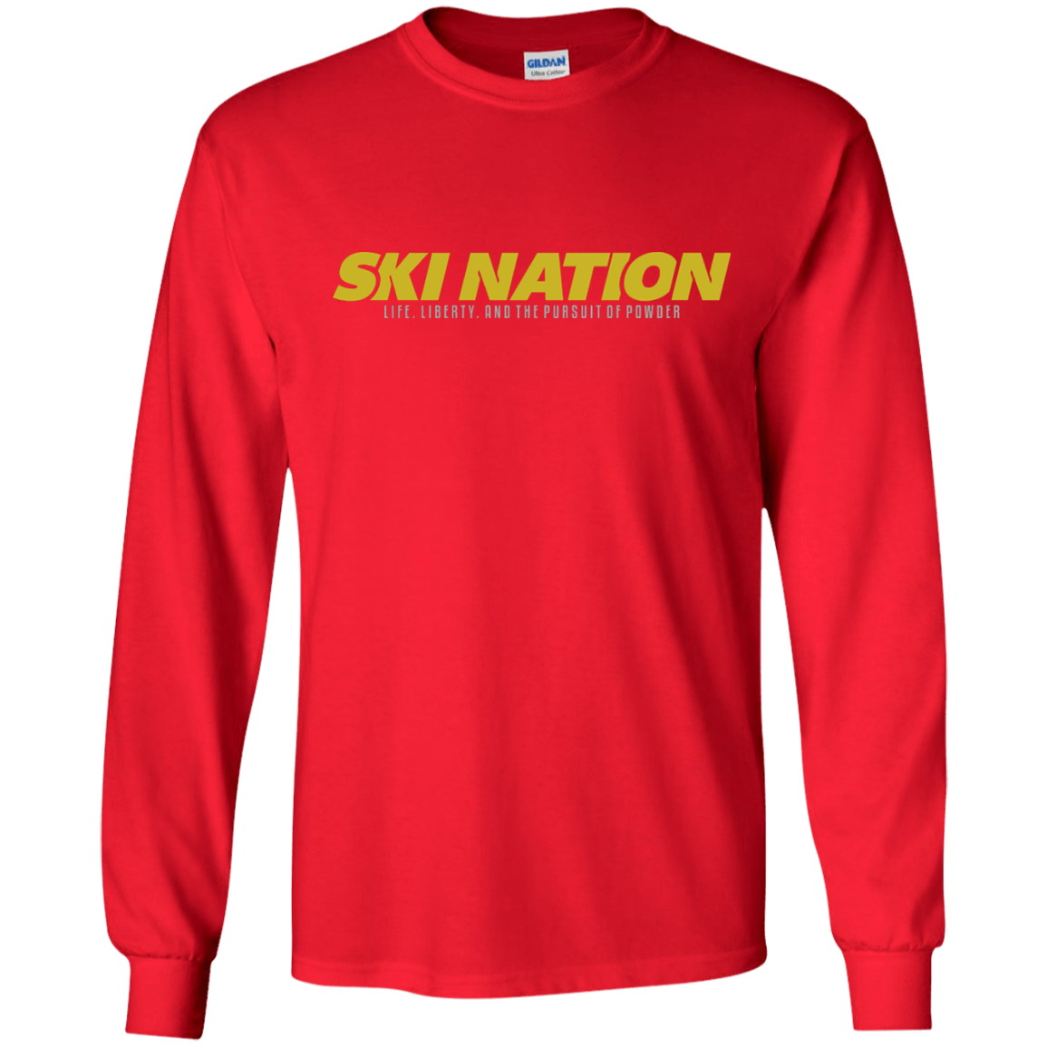 Ski Nation - Life, Liberty and The Pursuit Of Powder Long Sleeves - Powderaddicts