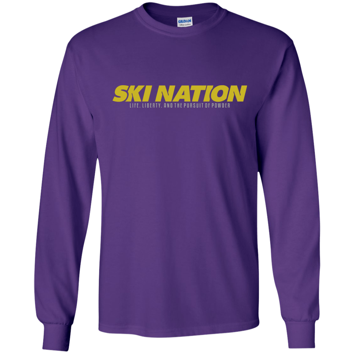 Ski Nation - Life, Liberty and The Pursuit Of Powder Long Sleeves - Powderaddicts