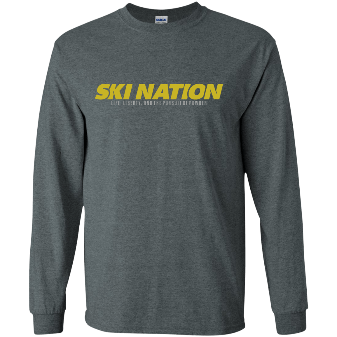 Ski Nation - Life, Liberty and The Pursuit Of Powder Long Sleeves - Powderaddicts