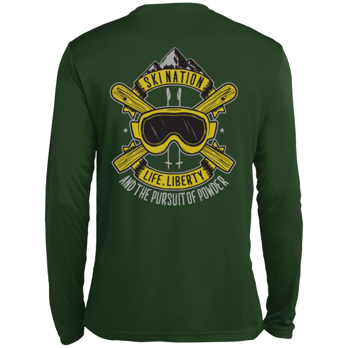 Ski Nation - Life, Liberty and The Pursuit Of Powder Long Sleeves - Powderaddicts