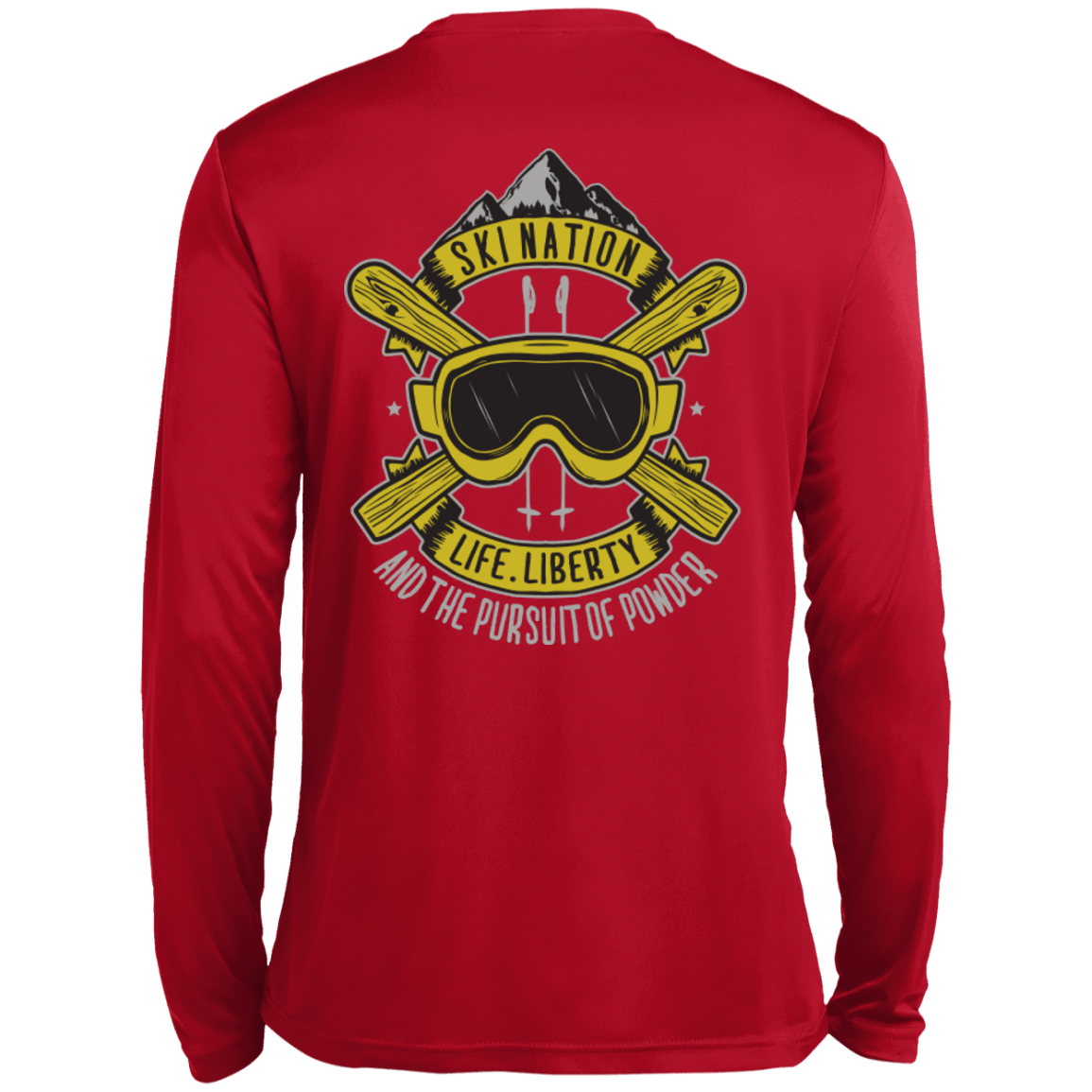 Ski Nation - Life, Liberty and The Pursuit Of Powder Long Sleeves - Powderaddicts