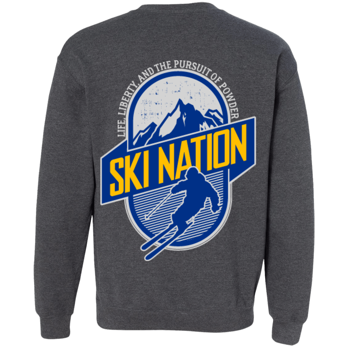 Ski Nation Life, Liberty And The Pursuit Of Powder Long Sleeves - Powderaddicts