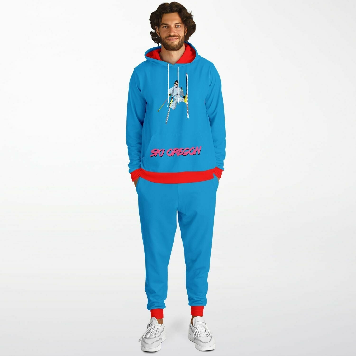 Ski Oregon Matching Hoodie and Jogger Set - Powderaddicts