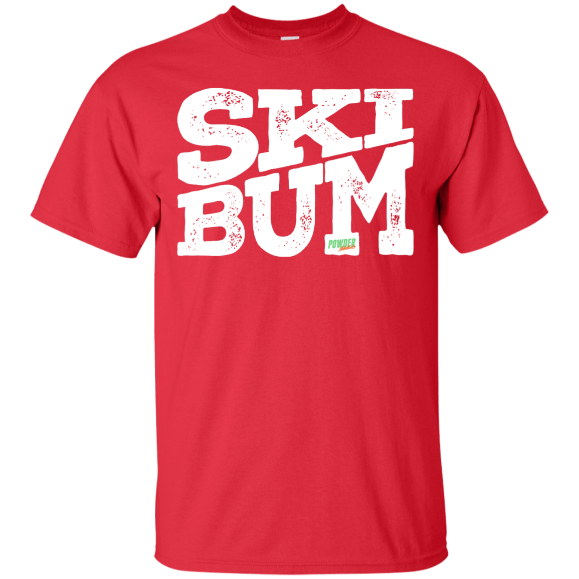 SkiBum Men's Tees and V-Neck - Powderaddicts