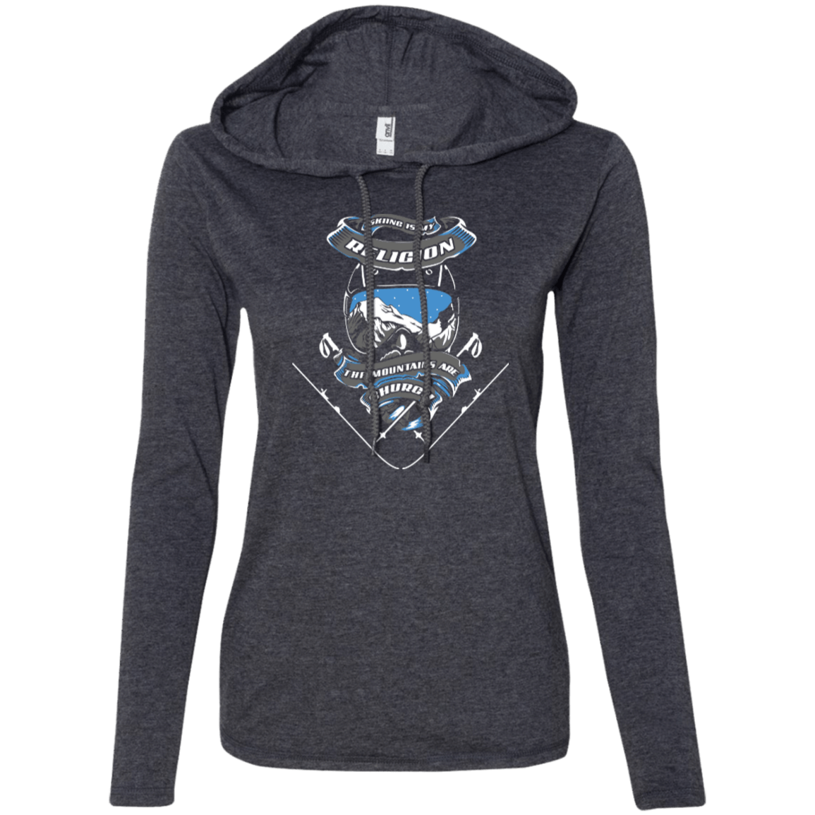 Skiing Is My Religion Hoodies - Powderaddicts