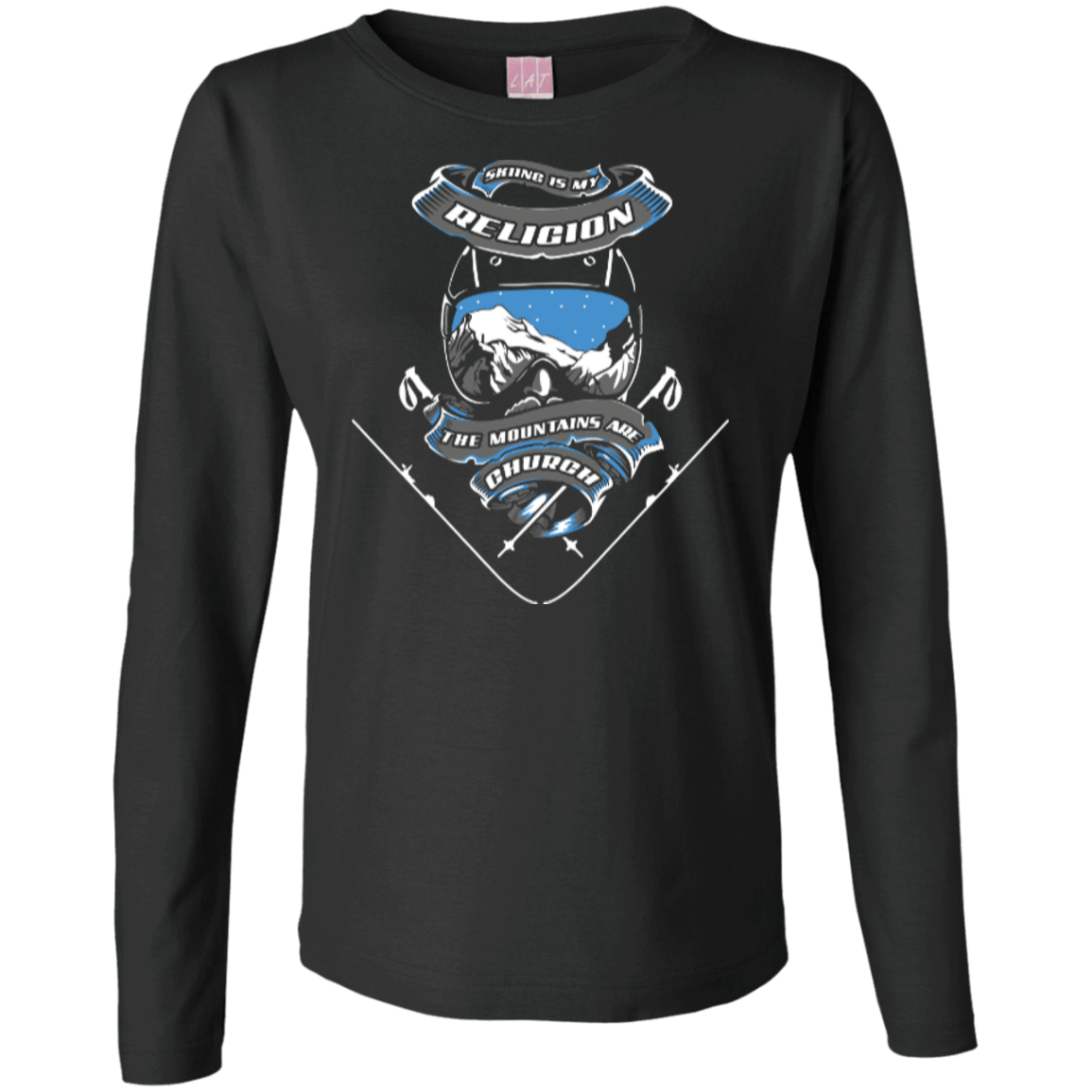 Skiing Is My Religion Long Sleeves - Powderaddicts