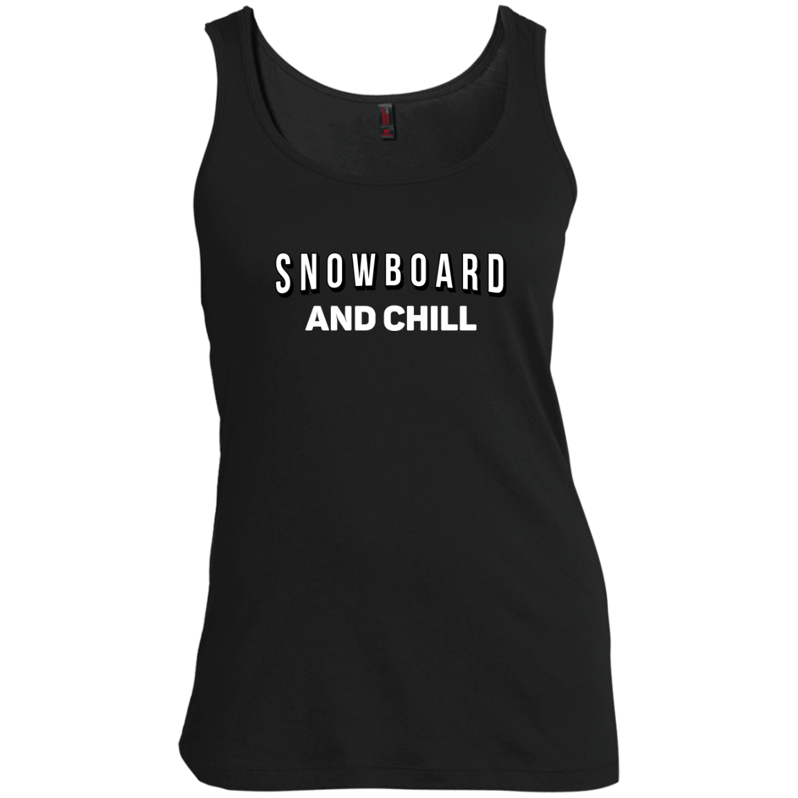 Snowboard and Chill Tank Tops - Powderaddicts