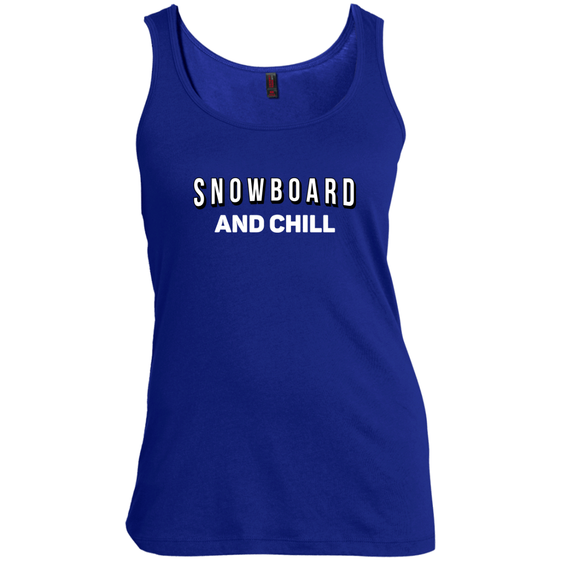 Snowboard and Chill Tank Tops - Powderaddicts