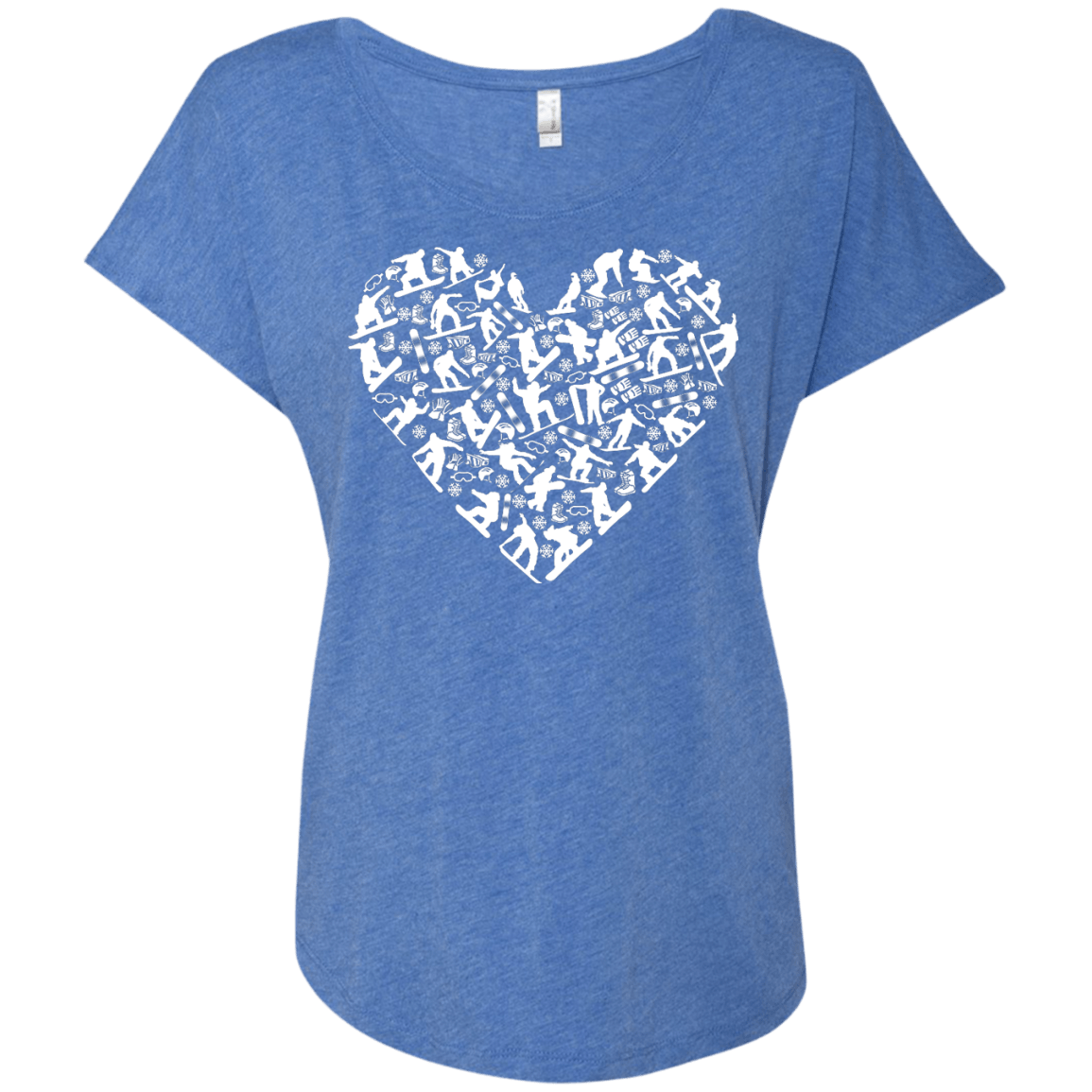 Snowboard Heart Tees - Powderaddicts