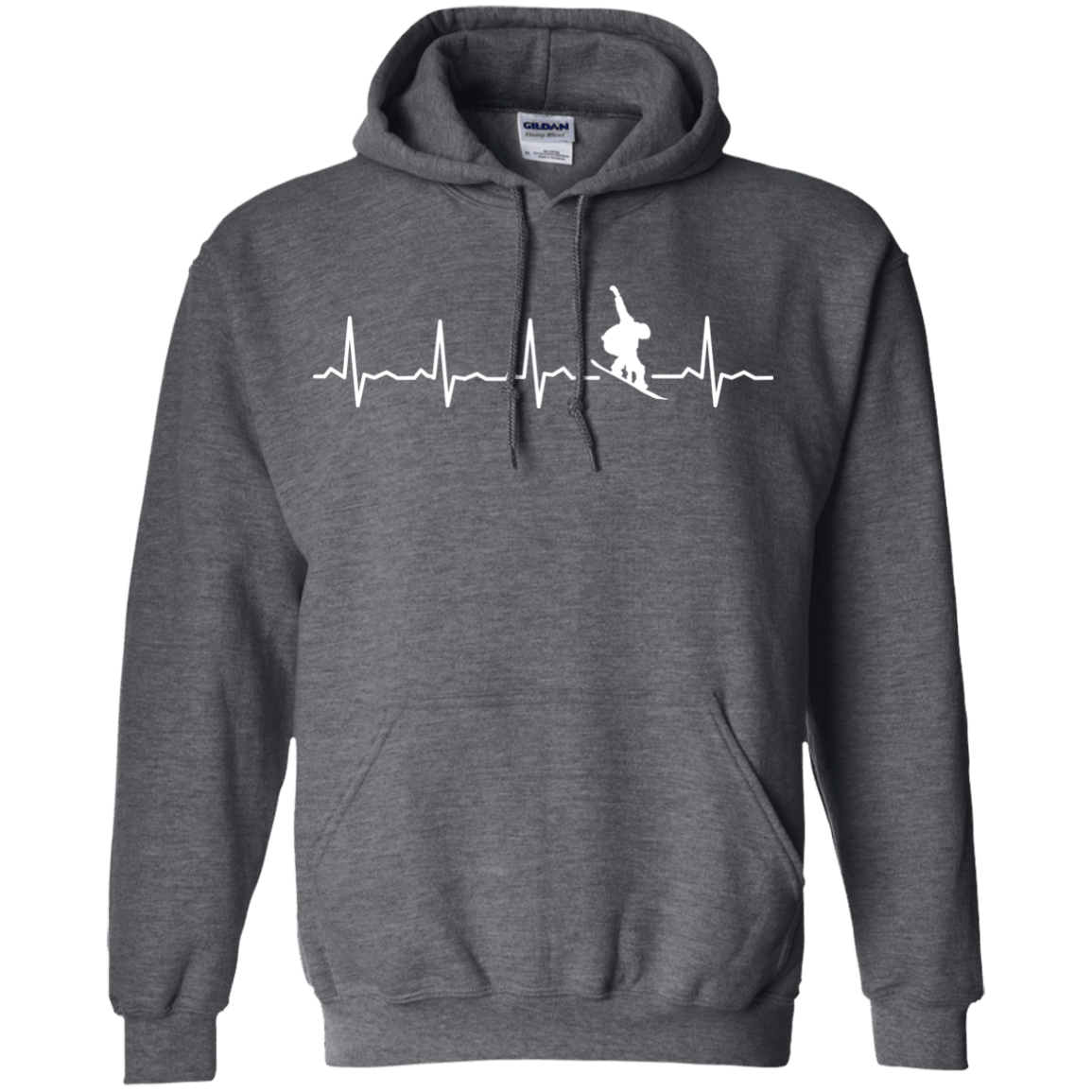 Snowboard Heartbeat Hoodies - Powderaddicts